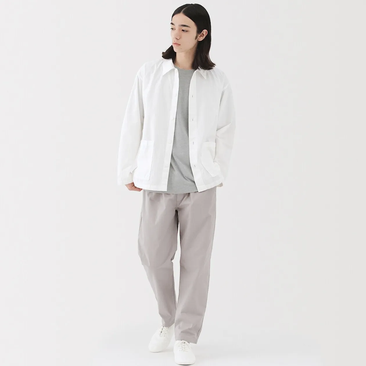 Pantalons Et Shorts^Muji Pantalon coupe confortable en coton lavé pour homme