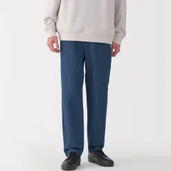 Pantalons Et Shorts^Muji Pantalon coupe confortable en denim lavé pour homme ‐ Indigo