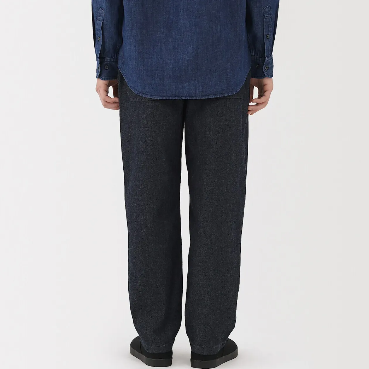 Pantalons Et Shorts^Muji Pantalon coupe confortable en denim lavé pour homme ‐ Indigo