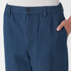 Pantalons Et Shorts^Muji Pantalon coupe confortable en denim lavé pour homme ‐ Indigo