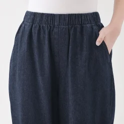 Pantalons, Jupes Et Shorts^Muji Pantalon coupe confortable en denim de coton pour femme