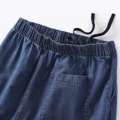 Pantalons, Jupes Et Shorts^Muji Pantalon coupe confortable en denim de coton pour femme