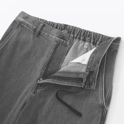 Pantalons Et Shorts^Muji Pantalon coupe large en denim et kapok mélangé pour homme