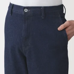 Pantalons Et Shorts^Muji Pantalon coupe large en denim et kapok mélangé pour homme