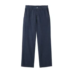 Pantalons Et Shorts^Muji Pantalon coupe large en denim et kapok mélangé pour homme