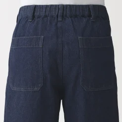Pantalons Et Shorts^Muji Pantalon coupe large en denim et kapok mélangé pour homme
