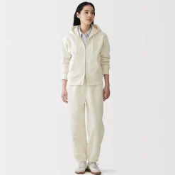 Pantalons, Jupes Et Shorts|Pyjamas Et Vêtements D'Intérieur^Muji Pantalon de jogging en coton mélangé pour femme