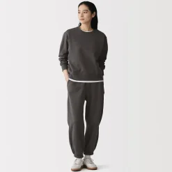 Pantalons, Jupes Et Shorts|Pyjamas Et Vêtements D'Intérieur^Muji Pantalon de jogging en coton mélangé pour femme