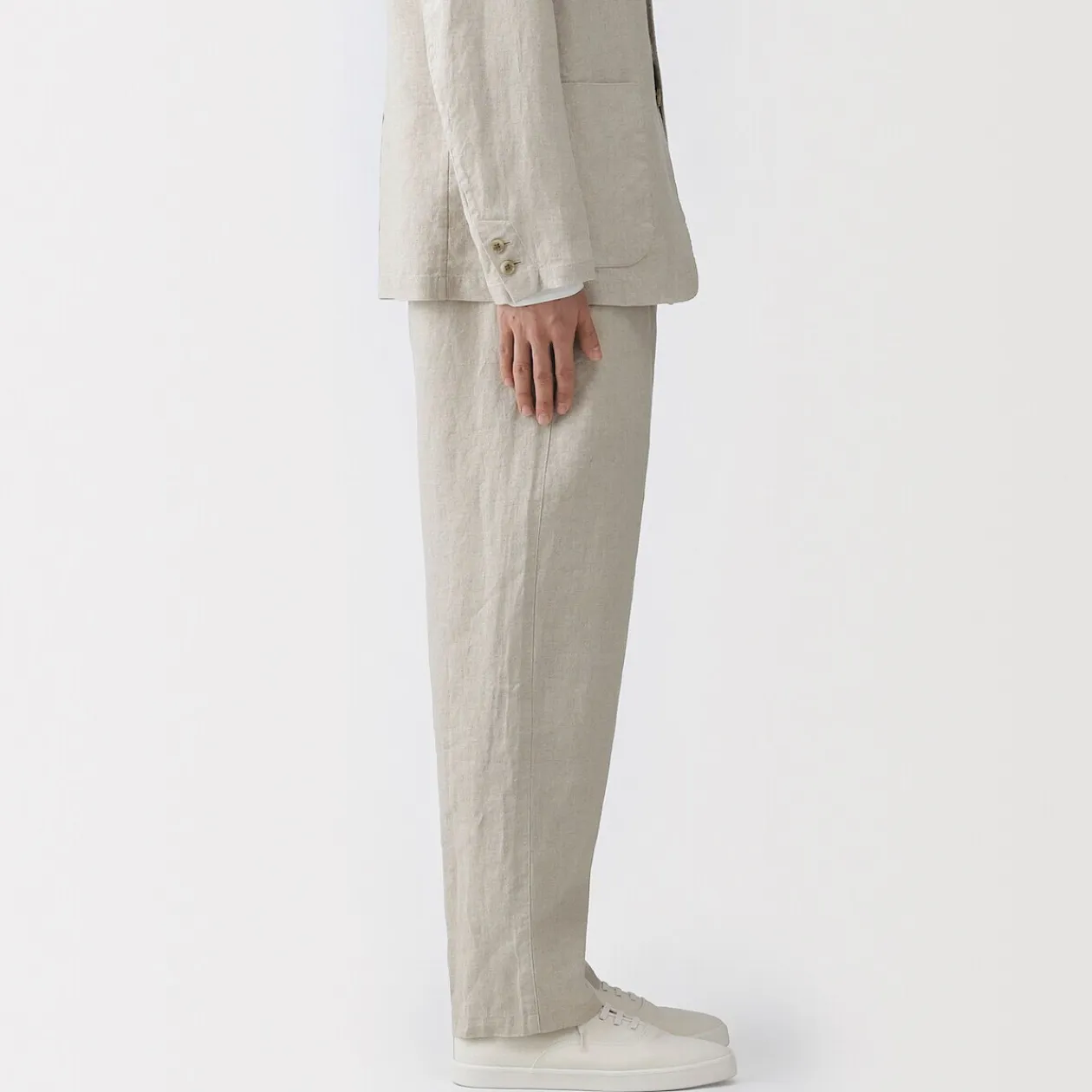 Pantalons Et Shorts^Muji Pantalon en lin lavé pour homme