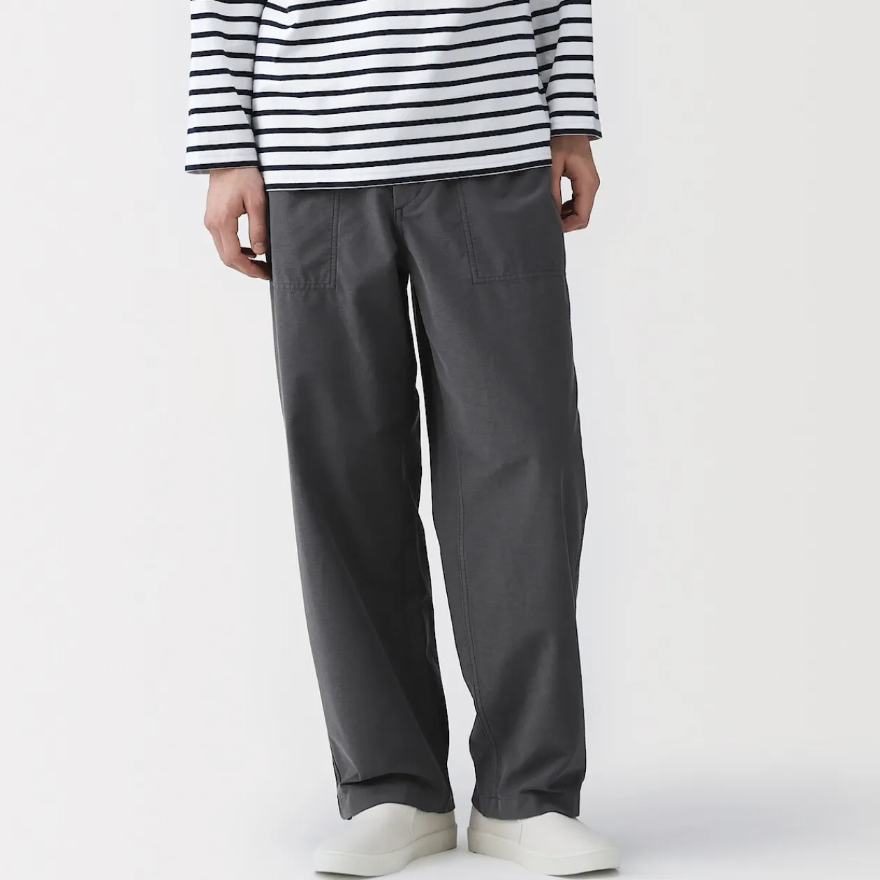 Pantalons Et Shorts^Muji Pantalon extensible dans les deux sens à taille élastiquée pour homme