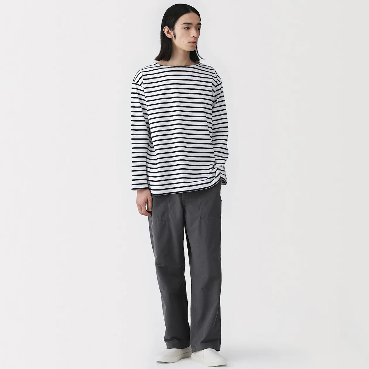 Pantalons Et Shorts^Muji Pantalon extensible dans les deux sens à taille élastiquée pour homme