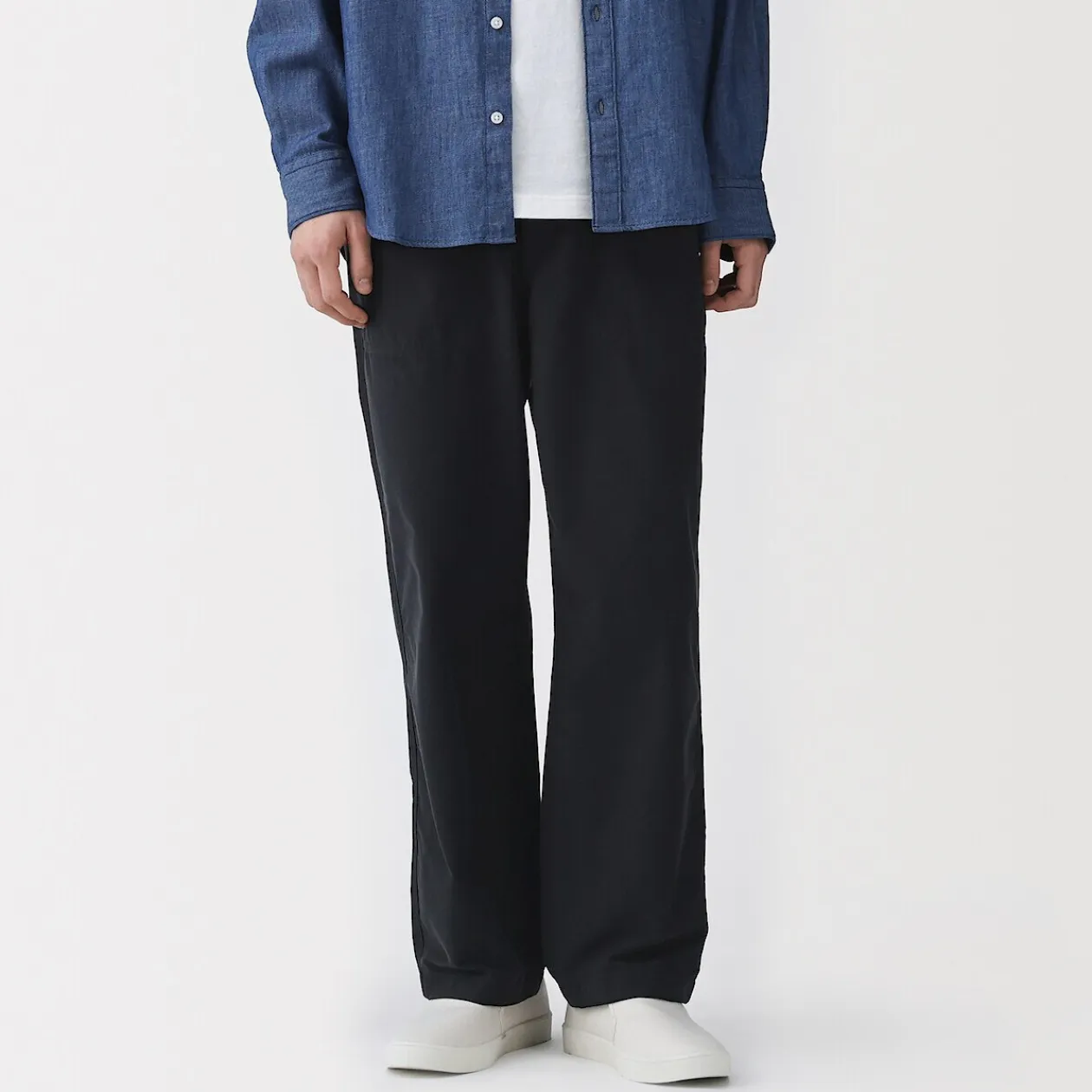 Pantalons Et Shorts^Muji Pantalon extensible dans les deux sens à taille élastiquée pour homme
