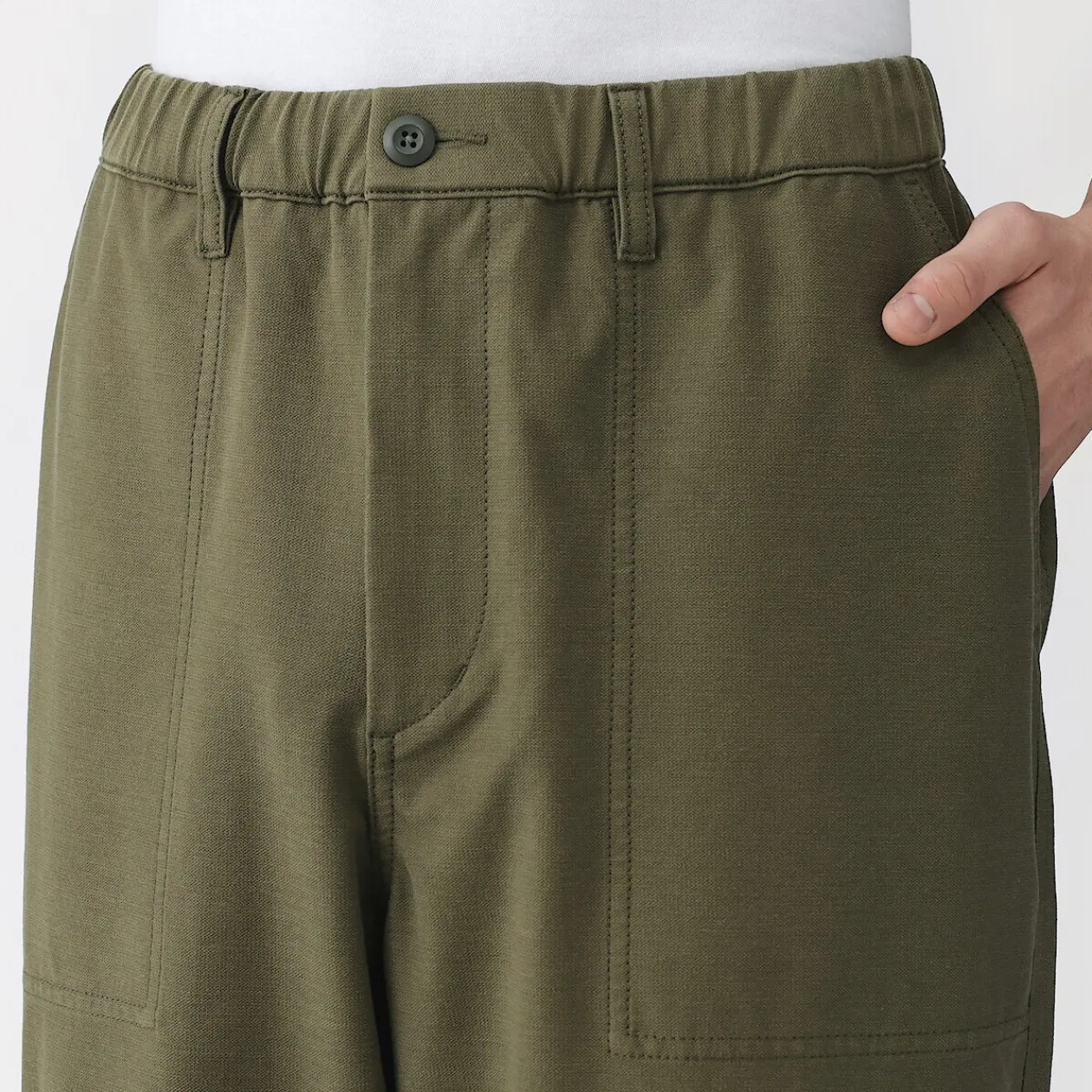 Pantalons Et Shorts^Muji Pantalon extensible dans les deux sens à taille élastiquée pour homme