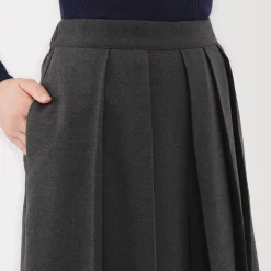 Petits Accessoires|Petits Accessoires^Muji Pantalon hakama unisexe en mélange de laine brossée