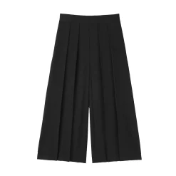 Petits Accessoires|Petits Accessoires^Muji Pantalon hakama unisexe en mélange de laine brossée