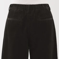 Pantalons, Jupes Et Shorts^Muji Pantalon large à plis en velours côtelé mélangé kapok pour femme