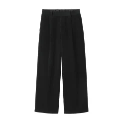 Pantalons, Jupes Et Shorts^Muji Pantalon large à plis en velours côtelé mélangé kapok pour femme