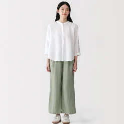 Pantalons, Jupes Et Shorts^Muji Pantalon large en lin lavé pour femme