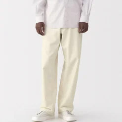 Pantalons Et Shorts^Muji Pantalon large en washi sergé pour homme