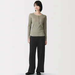 Pantalons, Jupes Et Shorts|Pyjamas Et Vêtements D'Intérieur^Muji Pantalon long en maille ample pour femme