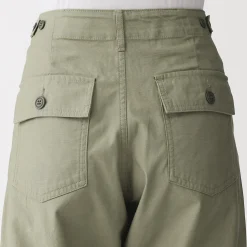 Pantalons, Jupes Et Shorts^Muji Pantalon longueur cheville en coton délavé pour femme