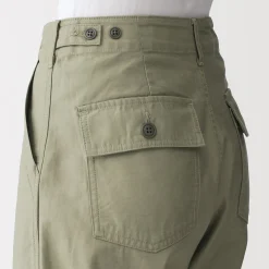 Pantalons, Jupes Et Shorts^Muji Pantalon longueur cheville en coton délavé pour femme