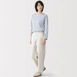 Pantalons, Jupes Et Shorts^Muji Pantalon longueur cheville en coton délavé pour femme