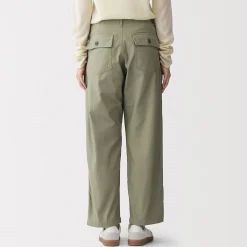Pantalons, Jupes Et Shorts^Muji Pantalon longueur cheville en coton délavé pour femme