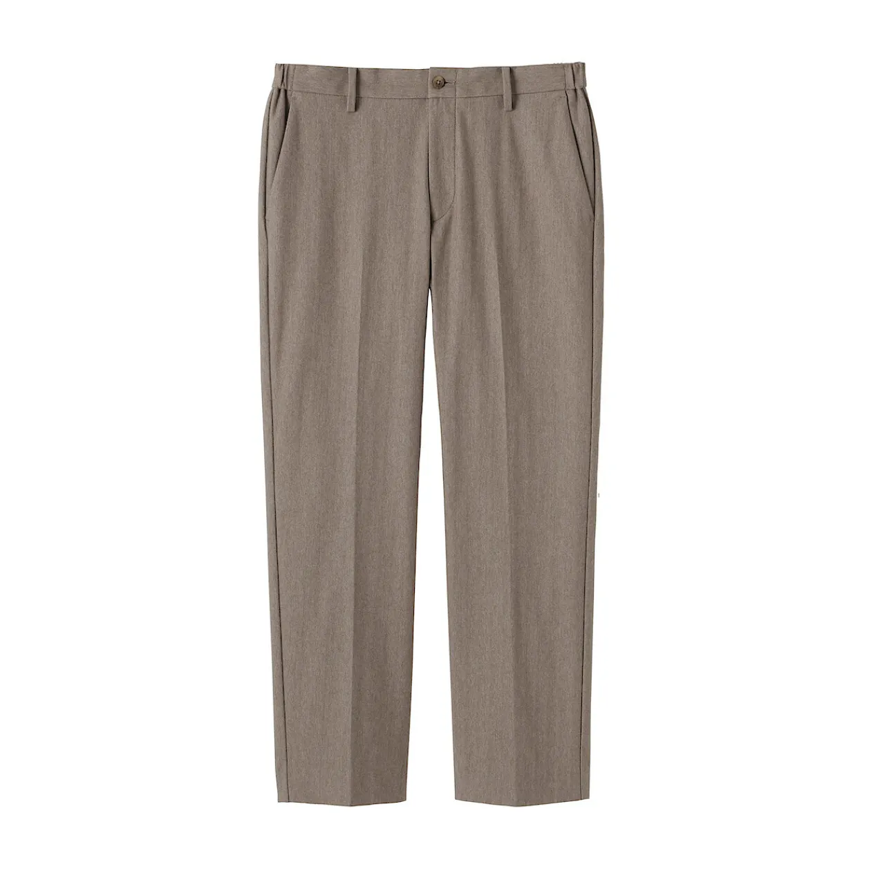 Pantalons Et Shorts^Muji Pantalon plissé ajusté en stretch brossé pour homme