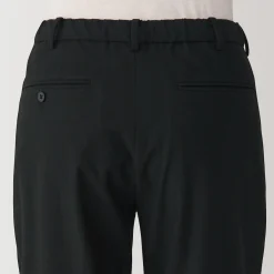 Pantalons Et Shorts^Muji Pantalon plissé ajusté et stretch pour homme