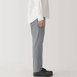 Pantalons Et Shorts^Muji Pantalon plissé ajusté et stretch pour homme