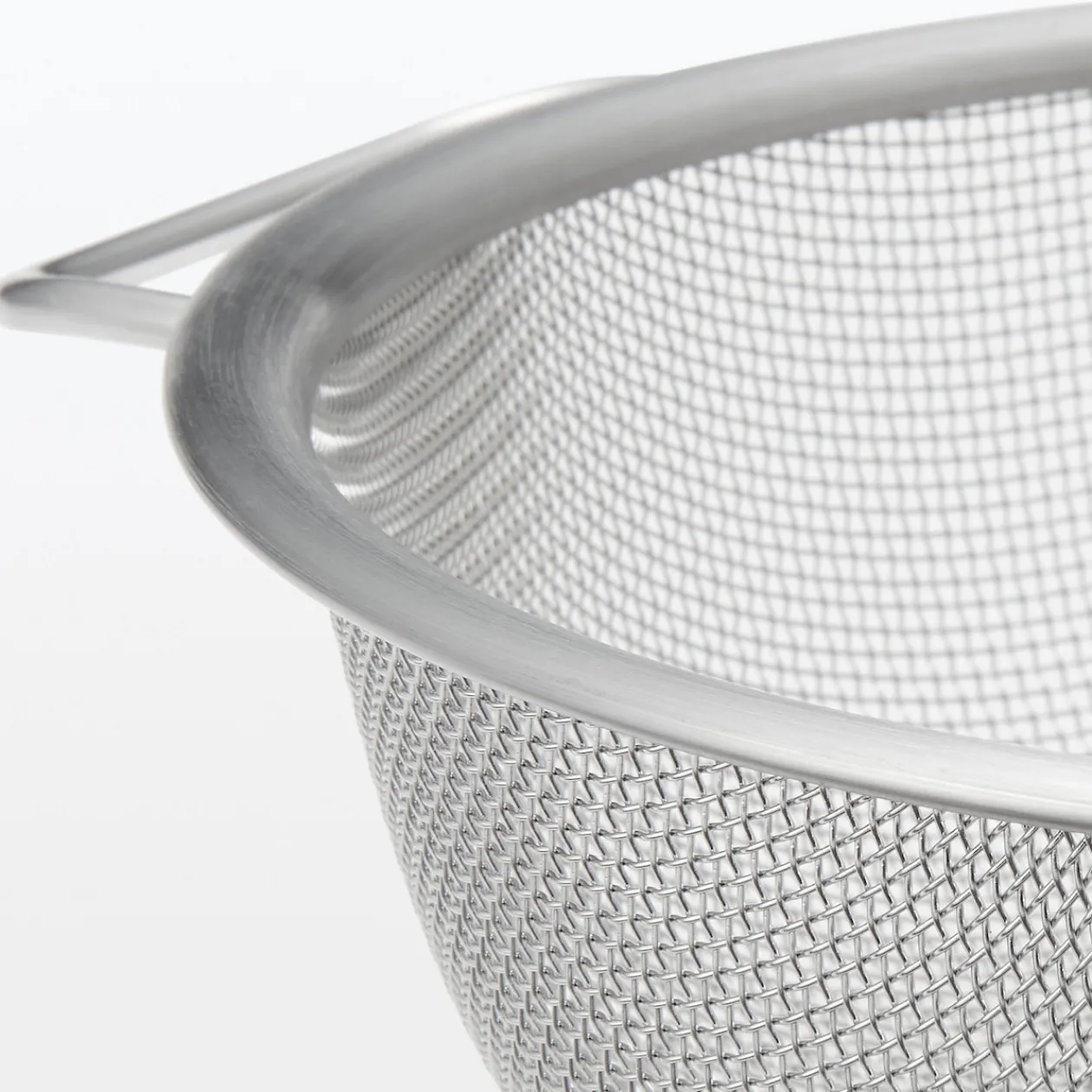 Ustensiles^Muji Passoire en acier inoxydable à 2 poignées