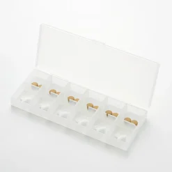 Boîtes Et Flacons Réutilisables|Flacons De Voyage Et Piluliers^Muji Pilulier à compartiments en PP