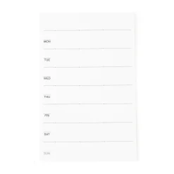 Agendas Et Calendriers|Fournitures De Bureau^Muji Planificateur hebdomadaire avec feuillets adhésifs