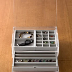 Rangements En Acrylique^Muji Plateau à bijoux 5 compartiments L24X P16X H2.5cm