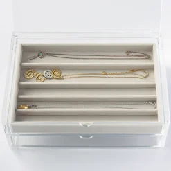 Rangements En Acrylique^Muji Plateau à bijoux 5 compartiments L24X P16X H2.5cm