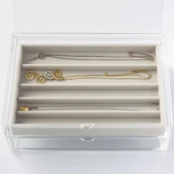 Rangements En Acrylique^Muji Plateau à bijoux 5 compartiments L24X P16X H2.5cm