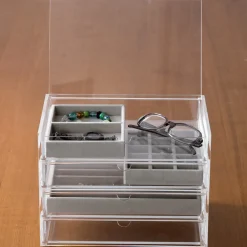 Rangements En Acrylique^Muji Plateau à bijoux 15 compartiments L16X P12X H2.5cm