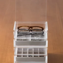 Rangements En Acrylique^Muji Plateau à bijoux 15 compartiments L16X P12X H2.5cm