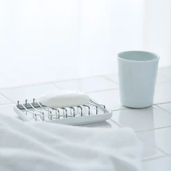 Accessoires De Salle De Bain|Vaisselle^Muji Plateau en porcelaine blanche ‐ Small