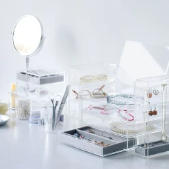 Rangements En Acrylique^Muji Plateau en velours L24X P16X H2.5cm