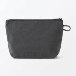 Vanitys Et Trousses De Maquillage|Trousses De Toilette^Muji Pochette à poser en nylon texturé ‐ Moyenne