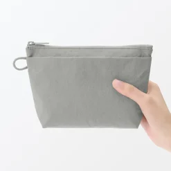 Vanitys Et Trousses De Maquillage|Trousses De Toilette^Muji Pochette à poser en nylon texturé ‐ Moyenne