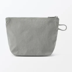 Vanitys Et Trousses De Maquillage|Trousses De Toilette^Muji Pochette à poser en nylon texturé ‐ Petite