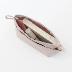 Vanitys Et Trousses De Maquillage|Trousses De Toilette^Muji Pochette à poser en nylon texturé ‐ Petite