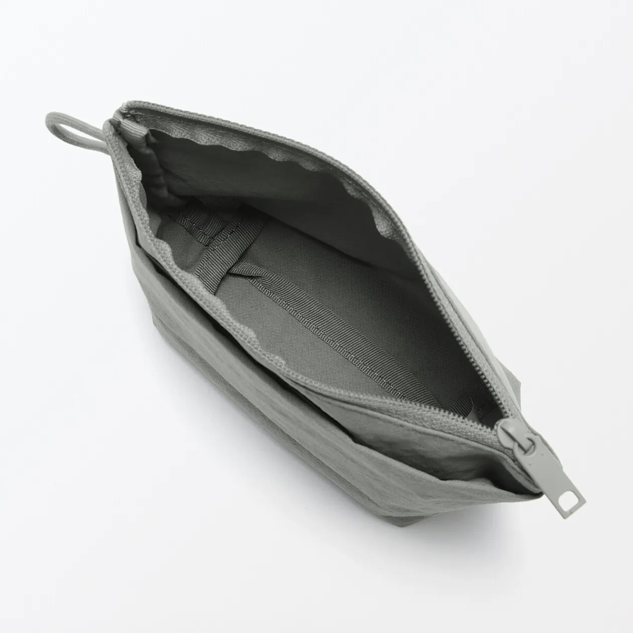 Vanitys Et Trousses De Maquillage|Trousses De Toilette^Muji Pochette à poser en nylon texturé ‐ Petite