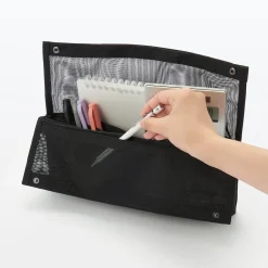 Trousses Et Pots À Crayons^Muji Pochette autoportante en maille nylon