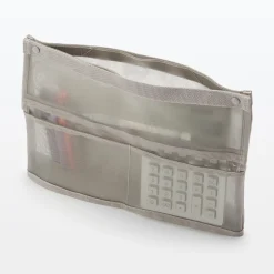 Trousses Et Pots À Crayons^Muji Pochette autoportante en maille nylon