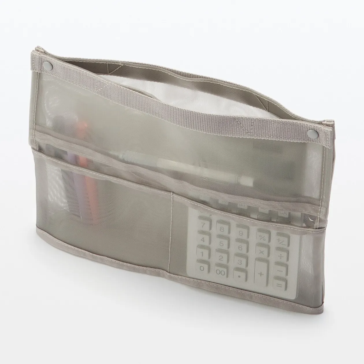 Trousses Et Pots À Crayons^Muji Pochette autoportante en maille nylon