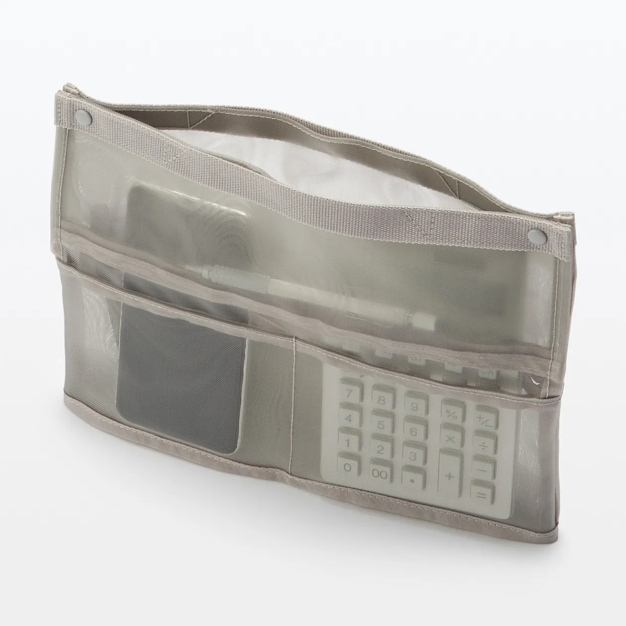 Trousses Et Pots À Crayons^Muji Pochette autoportante en maille nylon